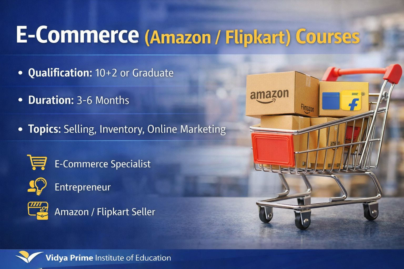 E-Commerce (Amazon / Flipkart)
